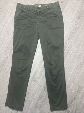 GAP Olive Skinny Utility Pants | Y2K Military Cargo Workwear